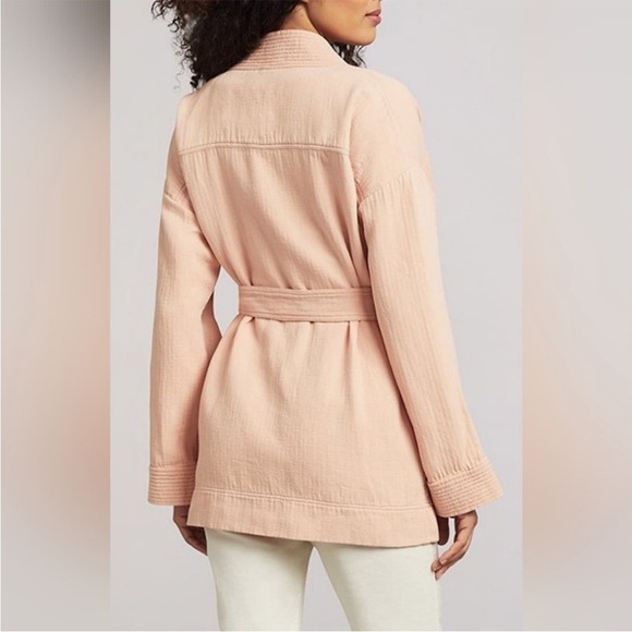 Faherty Hidden Hills Organic Cotton Tie Front Jacket XS NWT - Picture 2 of 10